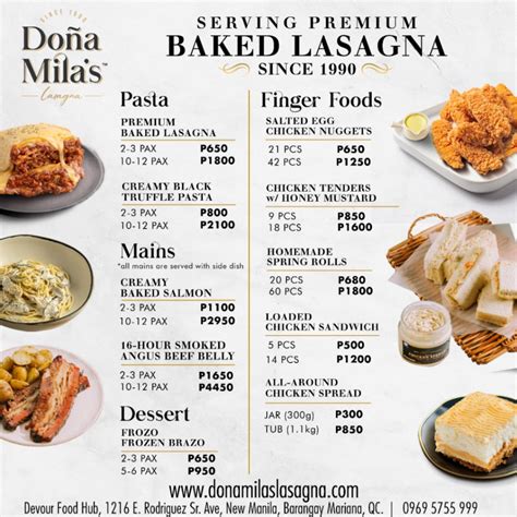 lasagna malabon|Doña Mila’s Lasagna™.